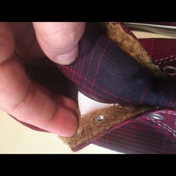 ‎Gymboree Plaid Laceless Shoes - Lined sz 11 - Picture 5 of 6